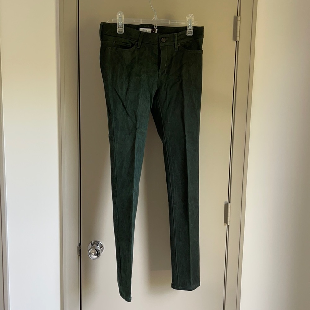 Womens green TROA Jeans